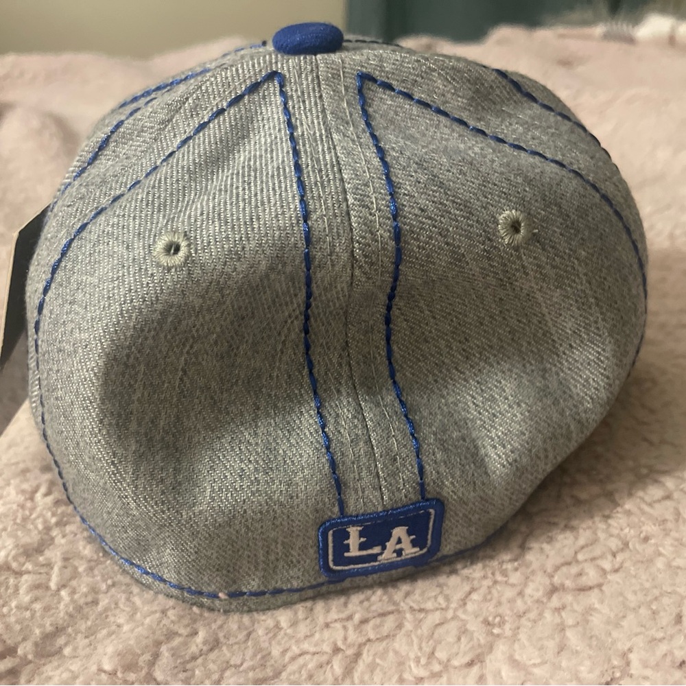 Gray and Blue Cap with LA Logo